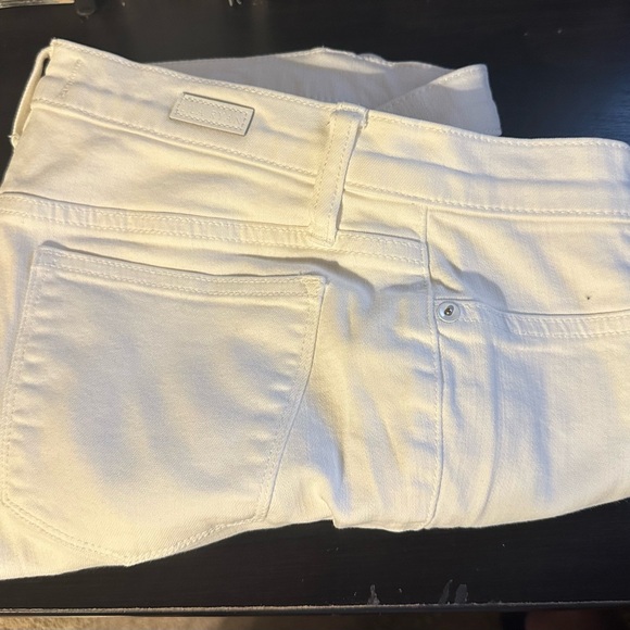Lila Ryan Cropped Pants White - Size 29 - Picture 4 of 5
